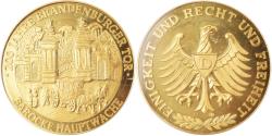World Coins - Germany, Medal, 200 Jahre Brandenburger Tor, Barocke Hauptwache, History, 1991