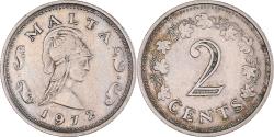World Coins - Coin, Malta, 2 Cents, 1972, British Royal Mint, , Copper-nickel, KM:9