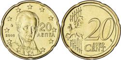 World Coins - Greece, 20 Euro Cent, 2008, Athens, , Brass, KM:212