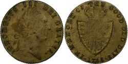 World Coins - United Kingdom, spade guinea gaming token, George III, 1768, Brass,