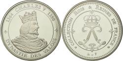 World Coins - France, Medal, Les Rois de France, Charles V, History, , Copper-nickel