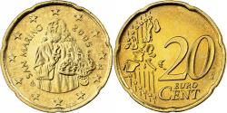 World Coins - San Marino, 20 Euro Cent, 2005, Rome, Nordic gold,