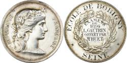 World Coins - France, Medal, Ecole de Bobigny, Seine, 1894, Silver, Dubois.H,
