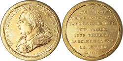 World Coins - France, Medal, Les rois de France, Louis XVIII, History, Piéfort,