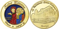 World Coins - France, Token, 18/ Cathédrale Saint-Etienne - Bourges, Copper-nickel Aluminium