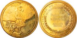 World Coins - France, Medal, French Fifth Republic, Arts & Culture, , Vermeil