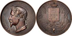 World Coins - France, Medal, Second French Empire, Politics, Society, War, Desaide,