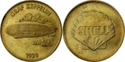 World Coins - France, Token, Collection Shell, Graf Zeppelin, Bronze-Aluminium,