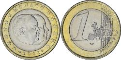 World Coins - Monaco, Rainier III, Euro, 2001, Paris, , Bi-Metallic, Gadoury:MC178
