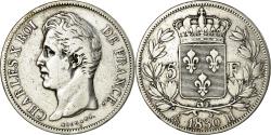 World Coins - Coin, France, Charles X, 5 Francs, 1830, La Rochelle, , Silver
