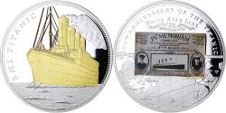Us Coins - France, Medal, 100ème Anniversaire du Titanic, , Copper Plated Silver