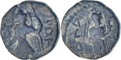 Ancient Coins - Kushan Empire, Kanishka I, Drachm, 127-152, Bronze,