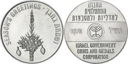 World Coins - Israel, Medal, Season's Greeting, 1970, Nickel-brass,