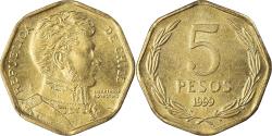 World Coins - Coin, Chile, 5 Pesos, 1999