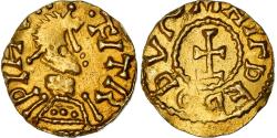 World Coins - Coin, France, Triens, Hildebodus moneyer, 600-670, Dun-le-Poëlier,