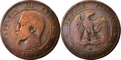 World Coins - Coin, France, Napoleon III, Napoléon III, 10 Centimes, 1855, Strasbourg