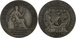 World Coins - France, Token, Chambre au Tribunal de Commerce, Nantes, Silver, Flan mat,