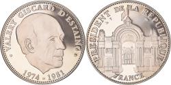 World Coins - France, Medal, Ve République, Valery Giscard d'Estaing,