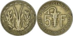 World Coins - West African States, 5 Francs, 1975