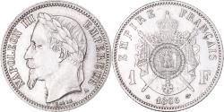 World Coins - Coin, France, Napoleon III, Franc, 1866, Paris, , Silver, KM:806.1