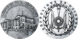 World Coins - France, Medal, République de Djibouti, Silvered bronze, MDP,