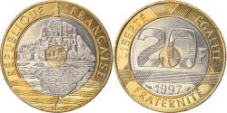 World Coins - Coin, France, Mont Saint Michel, 20 Francs, 1997, , Tri-Metallic