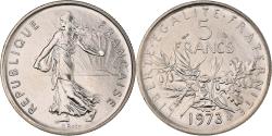 World Coins - Coin, France, Semeuse, 5 Francs, 1973, Paris, FDC, , Nickel Clad