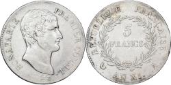 World Coins - France, Bonaparte Premier Consul, 5 Francs, An XI, Paris, Silver,