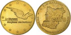World Coins - France, 1 Euro, Département de la Mayenne, 1997, Copper-nickel,