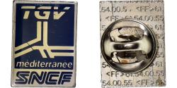 World Coins - France, Pin's, TGV, Méditerranée, Métal,