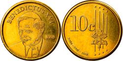 World Coins - Vatican, 10 Euro Cent, Type 3, 2005, unofficial private coin, , Brass