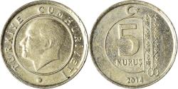 World Coins - Coin, Turkey, 5 Kurus, 2014