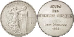 World Coins - France, Medal, French Fourth Republic, Business & industry, , Silver
