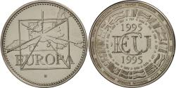 World Coins - France, Medal, Écu Europa 1995, French Fifth Republic, Politics, Society, War