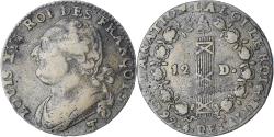World Coins - France, Louis XVI, 12 deniers françois, 1792 / AN 4, Nantes ou Saumur