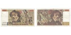 World Coins - France, 100 Francs, Delacroix, 1981, V.44, EF(40-45), Fayette:69.5, KM:154b