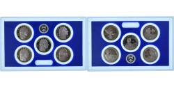 Us Coins - Coin, United States, Set, 2022, San Francisco, Coffret BE 5 monnaies, QUARTERS.