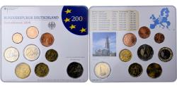 World Coins - Germany, 1 Cent to 2 Euro, Hambourg, 2008, Karlsruhe,