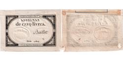 World Coins - France, 5 Livres, 10 brumaire de l'an 2 - (31 octobre 1793), 10604, AU(55-58)