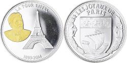 World Coins - France, Medal, Les Joyaux de Paris, La Tour Eiffel, Politics, Society, War