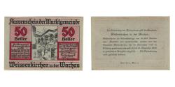 World Coins - Banknote, Austria, Weissenkirchen in der Wachau N.Ö. Marktgemeinde, 50 Heller