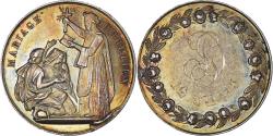 World Coins - France, Medal, Mariage Chrétien, Religions & beliefs, 1875, , Silver