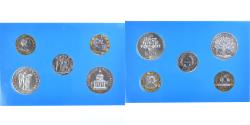 World Coins - Coin, France, Set 5 Monnaies, 1989, Monnaie de Paris, Set Francs, comprenant la
