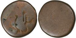 World Coins - French India, Doudou, (1836), Pondicherry, Coq, Bronze,