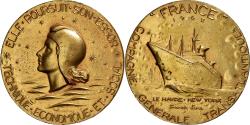 World Coins - France, Medal, Compagnie Générale Transatlantique, France, 1962, Bronze