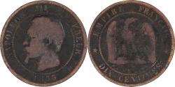 World Coins - Coin, France, 10 Centimes, 1855