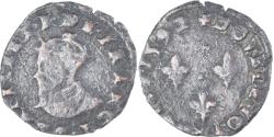 World Coins - Coin, France, Charles X, Double Tournois, 1592, Troyes, , Copper