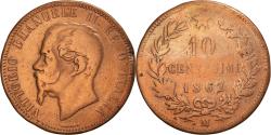 World Coins - Coin, Italy, Vittorio Emanuele II, 10 Centesimi, 1862, Milan, , Copper