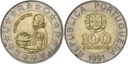 World Coins - Portugal, 100 Escudos, 1991, Bi-Metallic, , KM:645.1