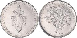 World Coins - Coin, VATICAN CITY, Paul VI, 50 Lire, 1973, , Stainless Steel, KM:121